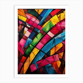 Colorful Abstract Painting 1 Art Print