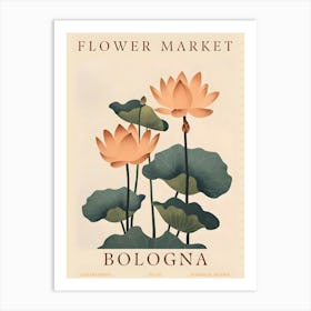 Flower Market Bologna Art Print