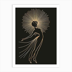 Dancer In The Sun Art Print