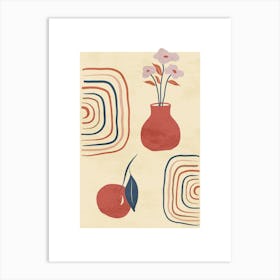 Abstract Vases Art Print