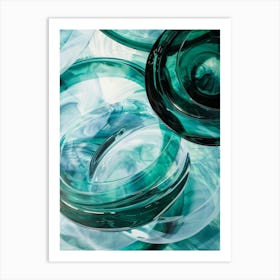 Glass Bowls Art Print