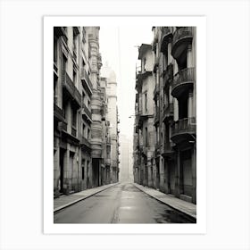 Santander, Spain, Photography In Black And White 2 Art Print