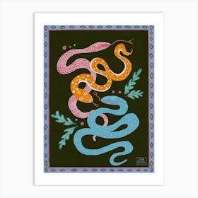 Snakes Art Print