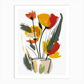 Flowers In A Vase 119 Art Print