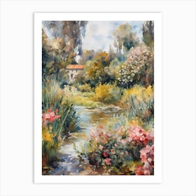 Riverside Cottage  Art Print