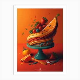 Fruitcake Art Print