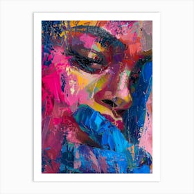 Abstract Of A Woman 55 Art Print