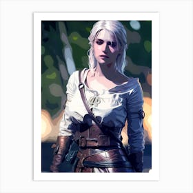 Ciri (The Witcher 3) Art Print