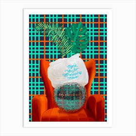 Disco Chair 2 Art Print