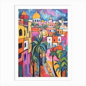 Cairo Egypt 2 Fauvist Painting Art Print