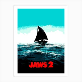 Jaws 2 movies Art Print