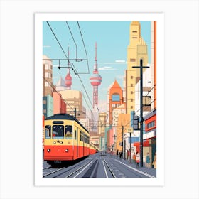 Japan 3 Travel Illustration Art Print