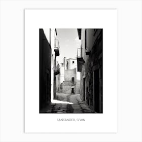 Poster Of Split, Croatia, Photography In Black And White 3 Art Print