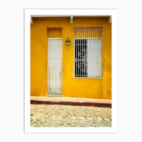 The Yellow House Cuba Art Print