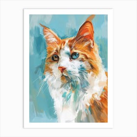 Orange Tabby Cat 11 Art Print