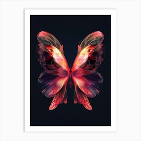 Abstract Butterfly 7 Art Print