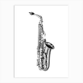 Saxophone Art Print