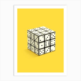 Rubics Cube Art Print