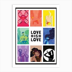 Love is Love Art Print