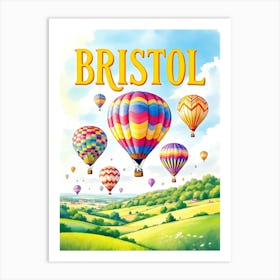 Bristol Retro Vintage Travel V 05 Art Print