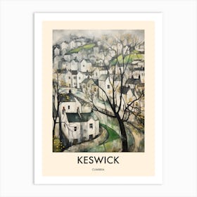 Keswick (Cumbria) Painting 2 Travel Poster Art Print