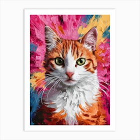 Orange Tabby Cat 3 Art Print