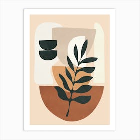 Minimal Abstract Shapes 14 Art Print