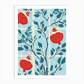 Pomegranate Illustration 5 Art Print