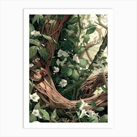 Bird In A Tree Art Print