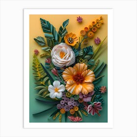 Quilling Art Art Print