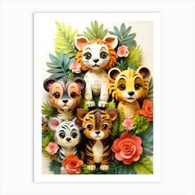 Love Jungle Art Print