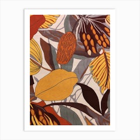 Fall Botanicals Freesia 2 Art Print