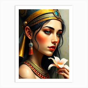 Egyptian Beauty 1 Art Print