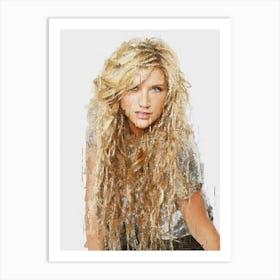 Kesha Singer Art Print