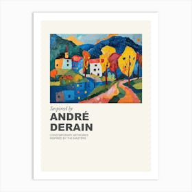 Museum Poster Inspired By Andre Derain 4 Art Print