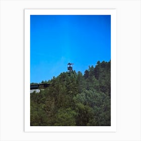 Fire lookout Art Print