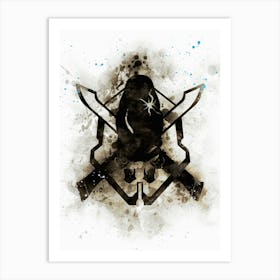 The Legendary Halo Watercolor Art Print