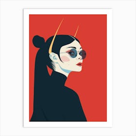 Asian Woman 46 Art Print