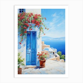 Blue Door 27 Art Print