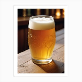 Glass Of Beer 3 Art Print