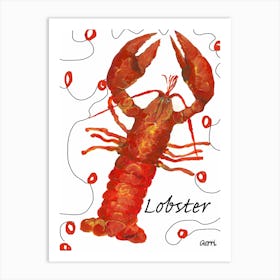 Lobster Art Print