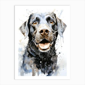 Whiskered Bliss A Dog S Delight Art Print