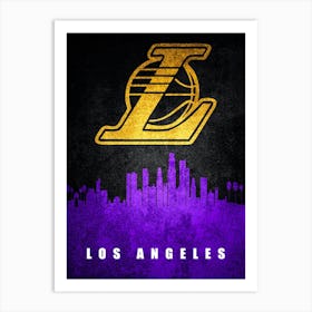 Los Angeles Lakers Art Print
