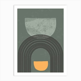 Vase And A Bowl Art Print