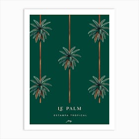 Lepalm Poster Green Art Print