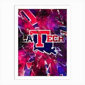 Louisiana Tech Bulldogs 1 Art Print