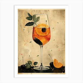 Aperol Spritz Orange 17 Art Print