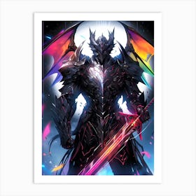 Demon Warrior 3 Art Print