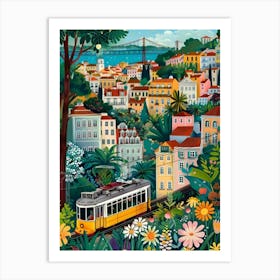 Lisbon Tram Affiche