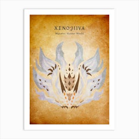 Xeno Jiiva Vintage Art Print